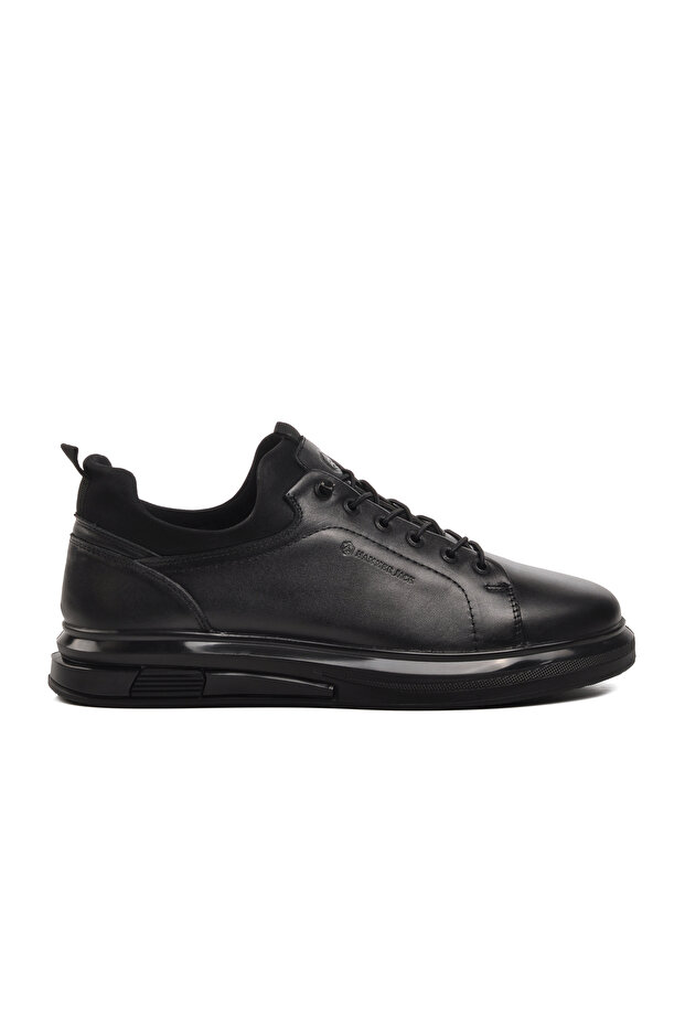 Surrey 102 24815 Black Genuine Leather Men's Casual Shoes