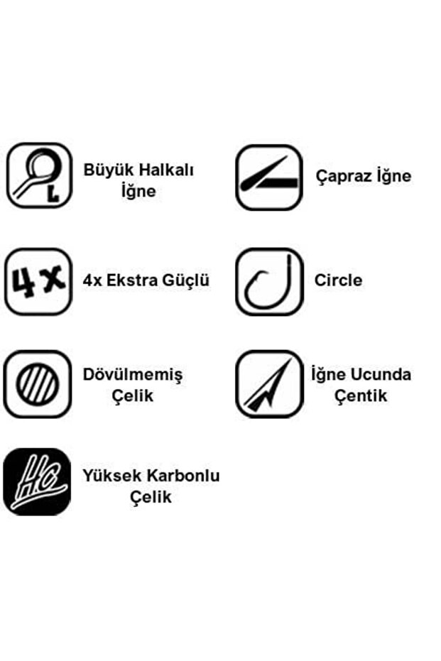 9788 Big Game Circle İğne No:8 - 2