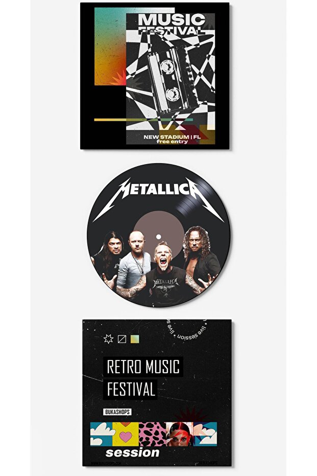 Metallica Plak Duvar Dekoru - 1