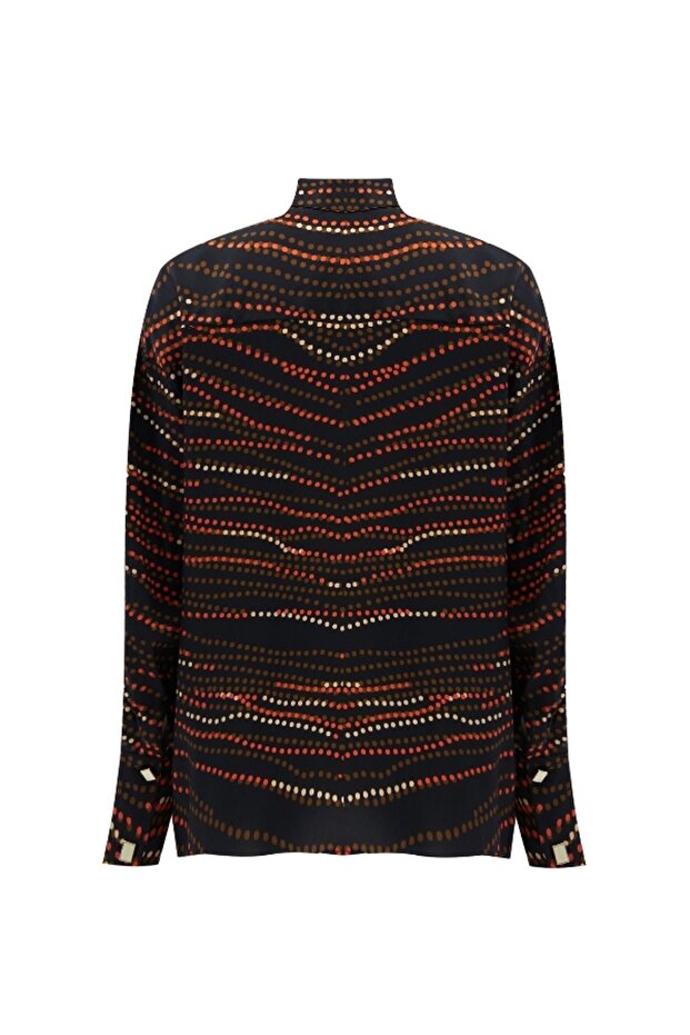 Boyun Detaylı Bluz - 8