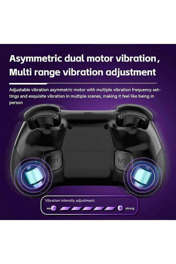Z01 Rgb Işıklı Switch/Ps3/Ps4/Android/iOS MFi/Pc/Steam Uyumlu Kablosuz Bluetooth Gamepad - 5