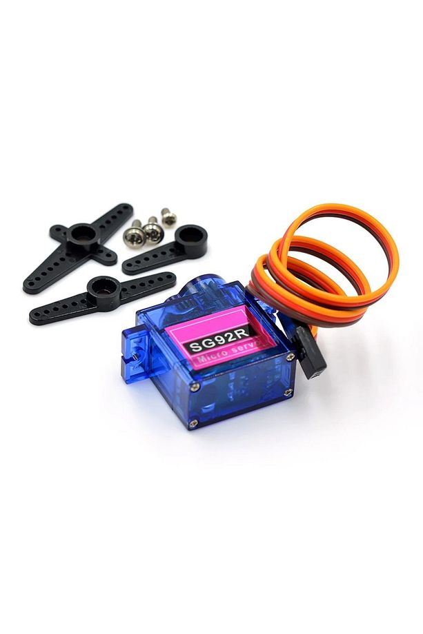 Tower Pro Sg92r 12gr Micro Servo Motor 2.5kg 4,8v Plastik Dişli Dijital Dıy Robot Rc Uçak Rc Araba - 3