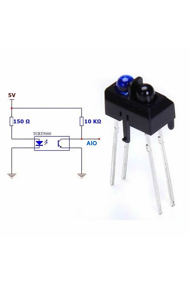 Tcrt5000 Ir Kızılötesi Engel Algılama Sensörü Infrared Yakınlık Mesafe Yansıma Optik Sensör Sumo - 6