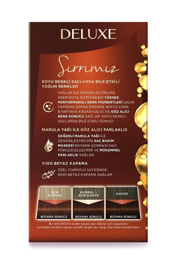 Deluxe Yoğun Renkler 5-680 Altın Kestane X 2 Adet Saç Boyası - 3