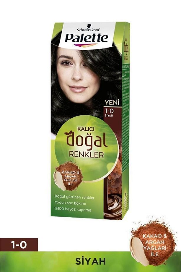 Kalıcı Doğal Renkler 1-0 Siyah X 2 Adet - 3