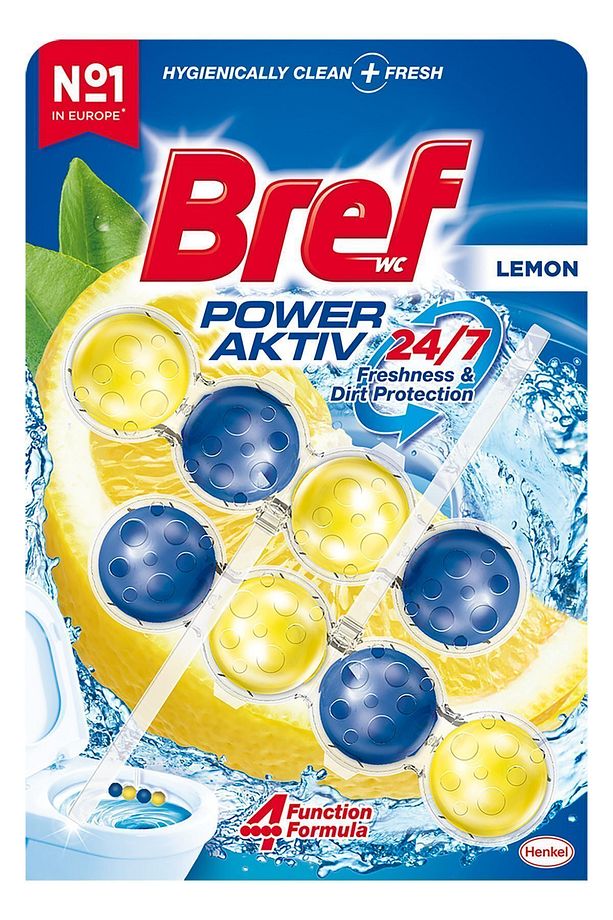 Power Aktiv Katı Klozet Blok Limon Kokulu 2 Li - 1