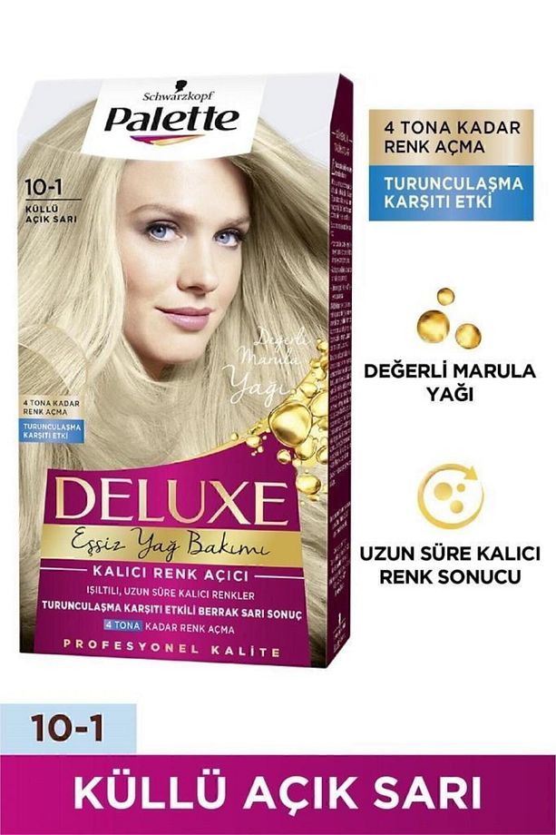 10-1 Küllü Açık Sarı X 2 Adet Soğuk Sarı Toner - 3