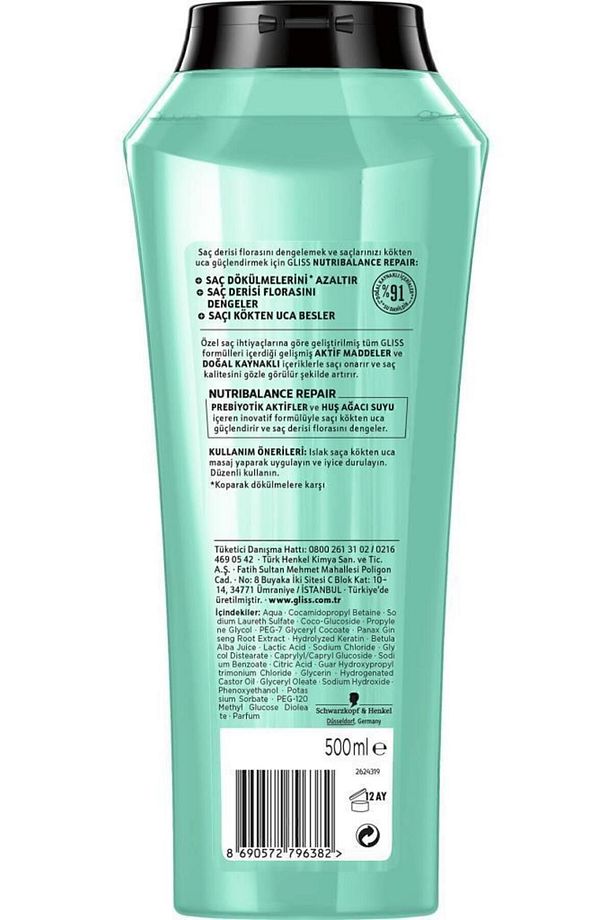 Nutribalance Repair Saç Dökülmesine Karşı Şampuan 500 ml X 2 Adet - 4