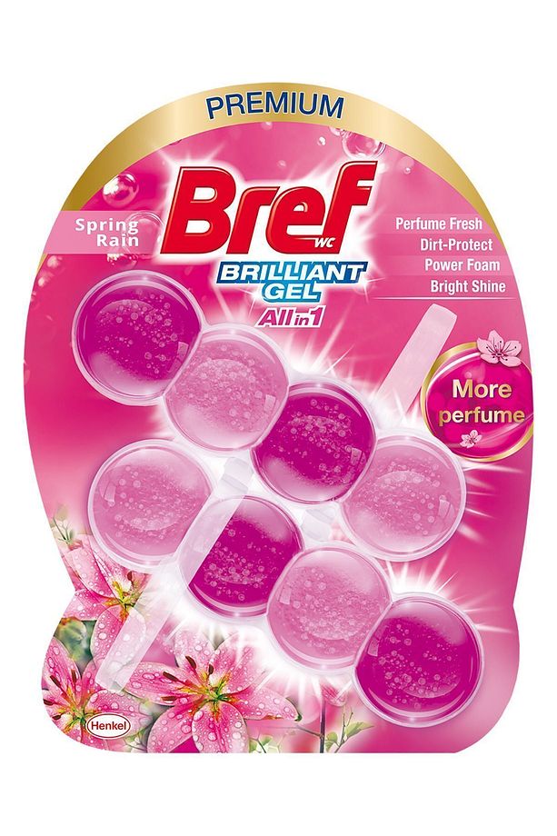 Wc Brilliant Gel Duopack Klozet Bloğu 2 Okyanus 1 Çiçek, 3 X 2'li Paket - 3