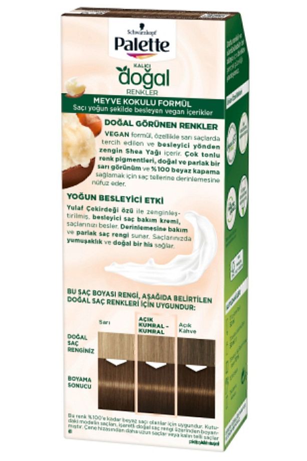Schwarzkopf Palette Kalıcı Doğal Renkler 6-0 Koyu Kumral Saç Boyası - 5