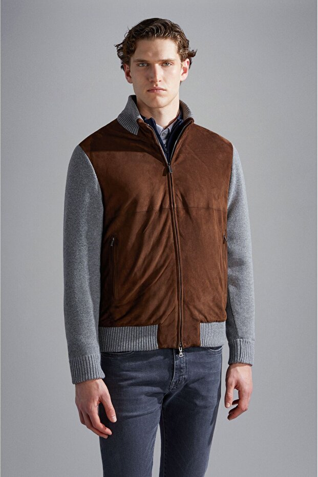 MEN'S ZIPPED PULLOVER C.W. WOOL - 1