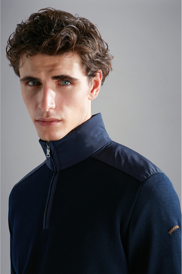 MEN'S ZIPPED PULLOVER C.W. WOOL - 3