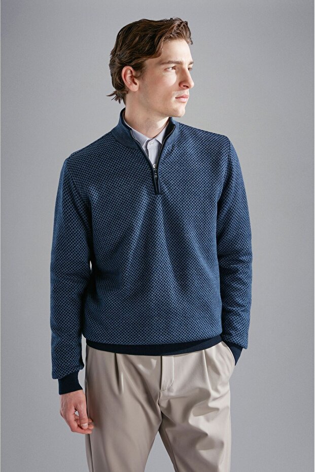 MEN'S ZIPPED PULLOVER C.WWOOL