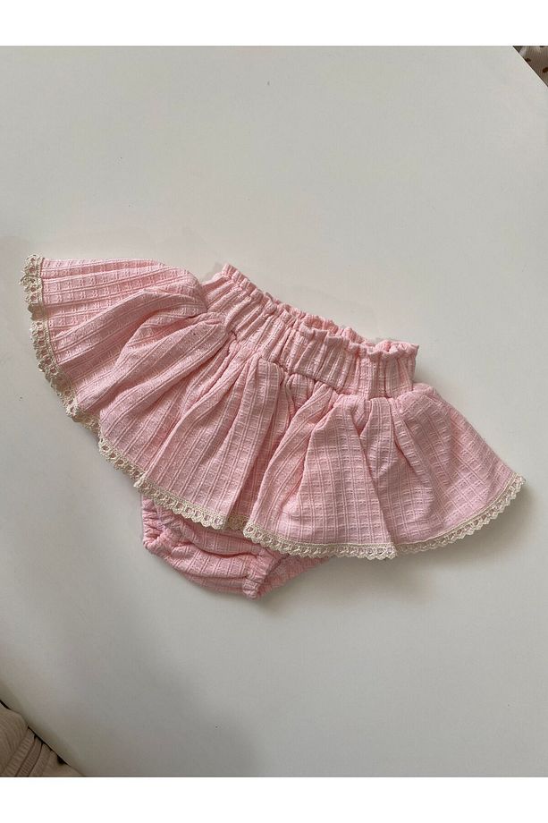 Pembe etek şort - 3