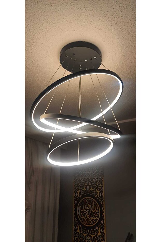 Led Avize Sarkıt 3renk - Pamir 60 Cm - 4