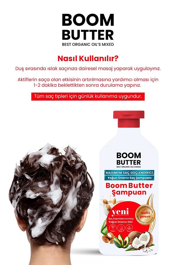 7 Yağ İçeren Dökülme Önleyici ve Hızlı Uzama Şampuanı 400 ml - 7