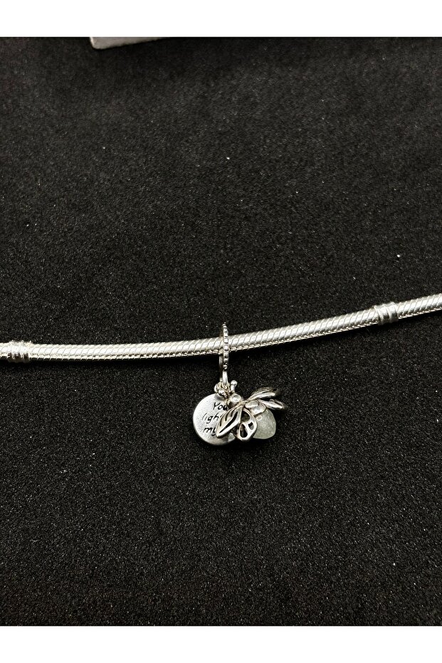 Ateş böceği Charm Gümüş - 1