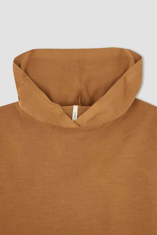 Oversize Fit Kapüşonlu Kazak R1700az22au - 6