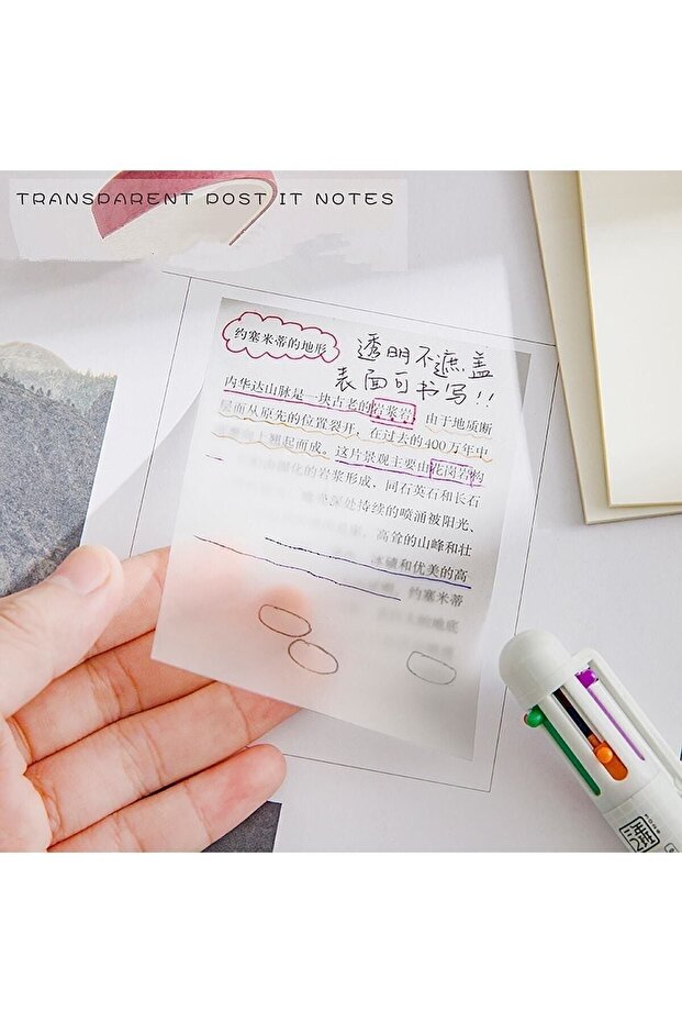 Şefaf Not Kağıdı Post It - 2