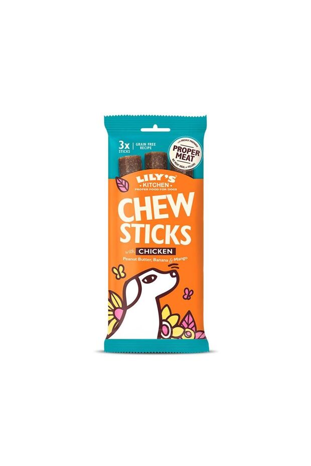 Chicken Flavoured Chew Sticks for Dogs, 120g