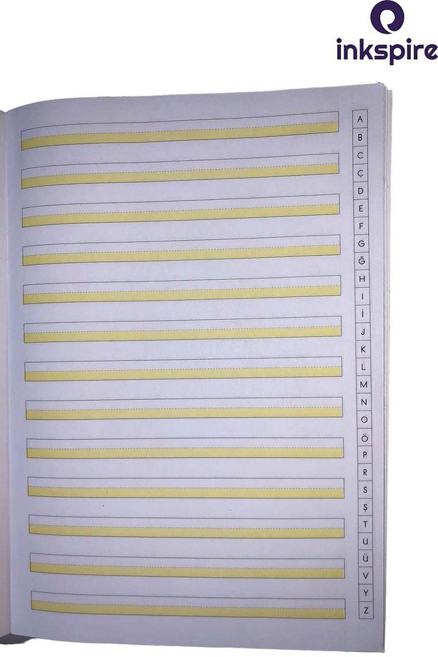 Çok Renkli Yeni Müfredat Güzel Yazı Defteri A4 19x27 cm 24 Yaprak 3 Adet Standart Kılavuz Çizgili Y - 3