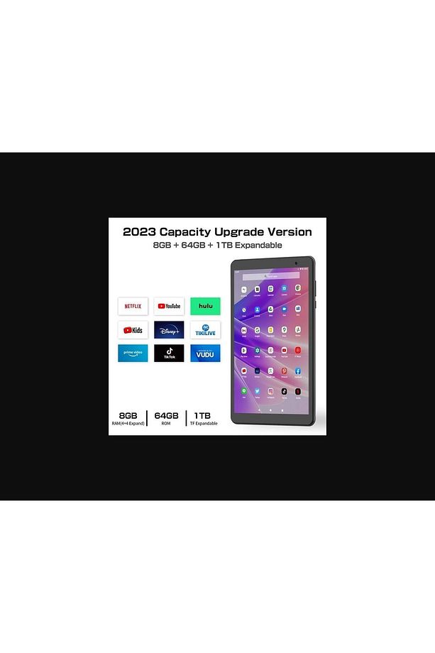 8 inç Tablet Android 13, 8GB(4 + 4) RAM/64GB ROM IPS ekran 5000MAH pil, çift kamera, WiFi - 5