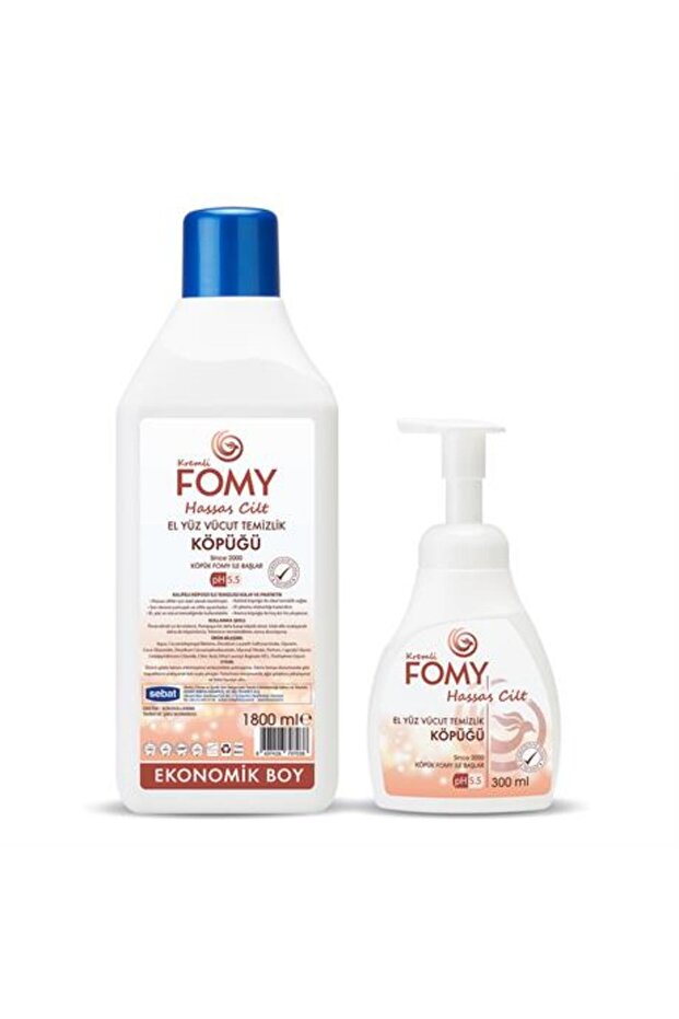 Sensitive Skin Dry Hard Skin Intensive Moisturizing Creamy Foam Soap Economic Set 1800 300 ml