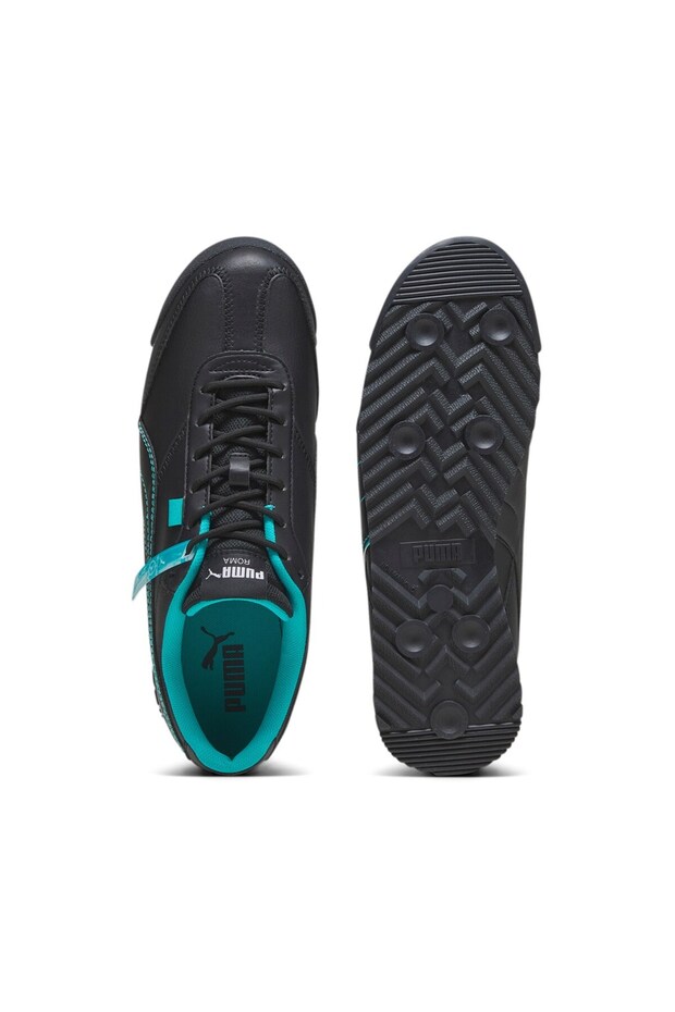Erkek Sneaker Yürüyüş Ayakkabısı Mapf1 Roma Via Black-spectra Green 30786902 - 5