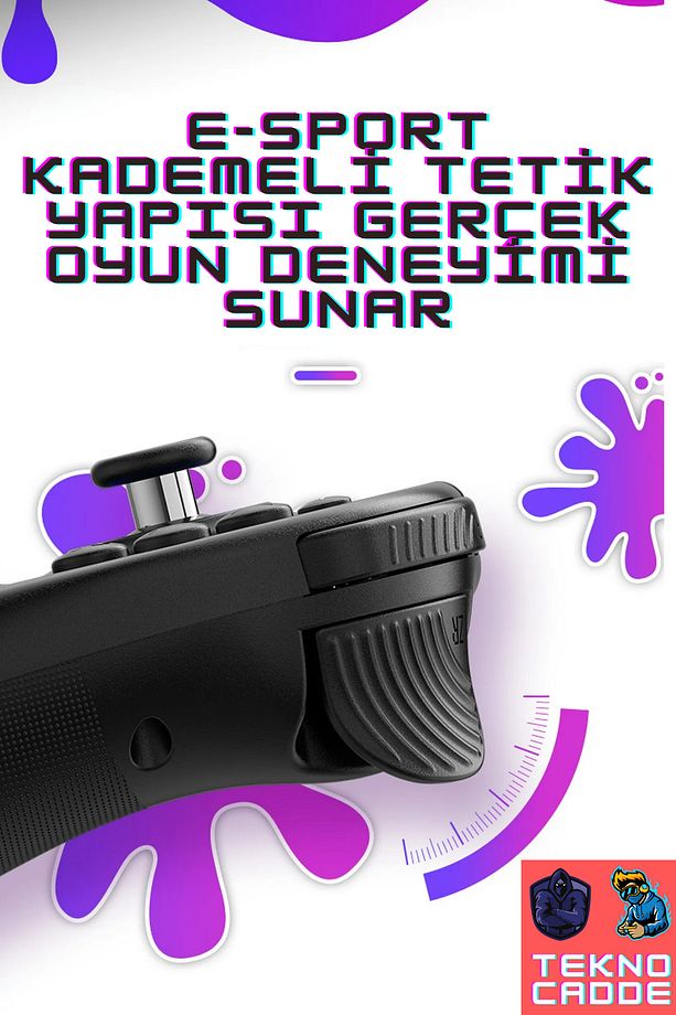 JOY-04 Nintendo Switch/Switch Lite/Switch Oled Makro Tuş Kademeli Tetik Joy-Con Oyun Kolu - 4