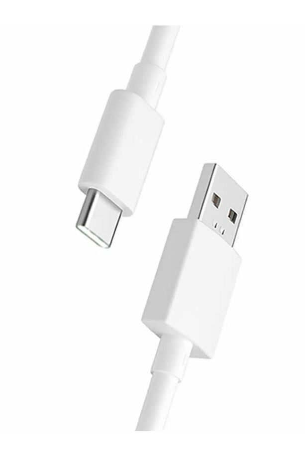 Type-C Kablo USB Şarj ve Data Kablosu Hızlı Şarj 2.1 A. 1 Mt Beyaz Güçlendirilmiş Kaplama - 2