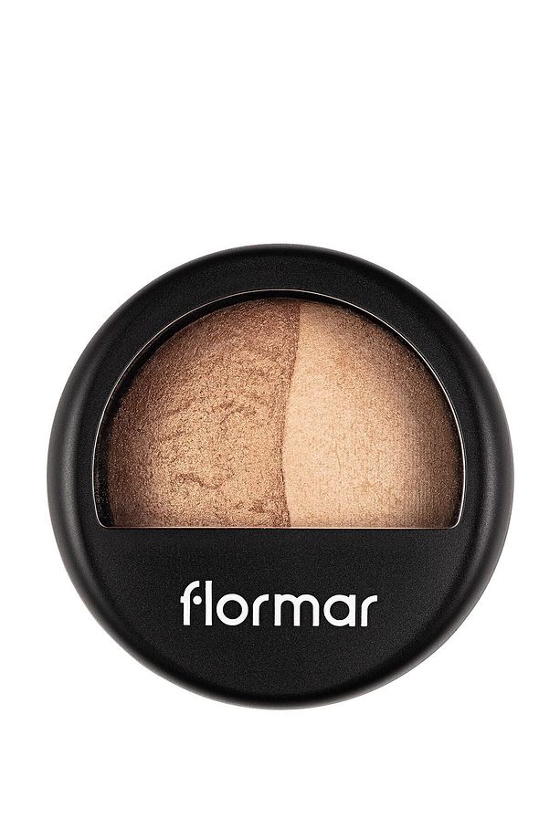 Iki Renkli Yoğun Pigmentli Işıltılı Pudra (ALTIN VE BAKIR)-baked Powder-0023 Dual Gold-8690604131235 - 3
