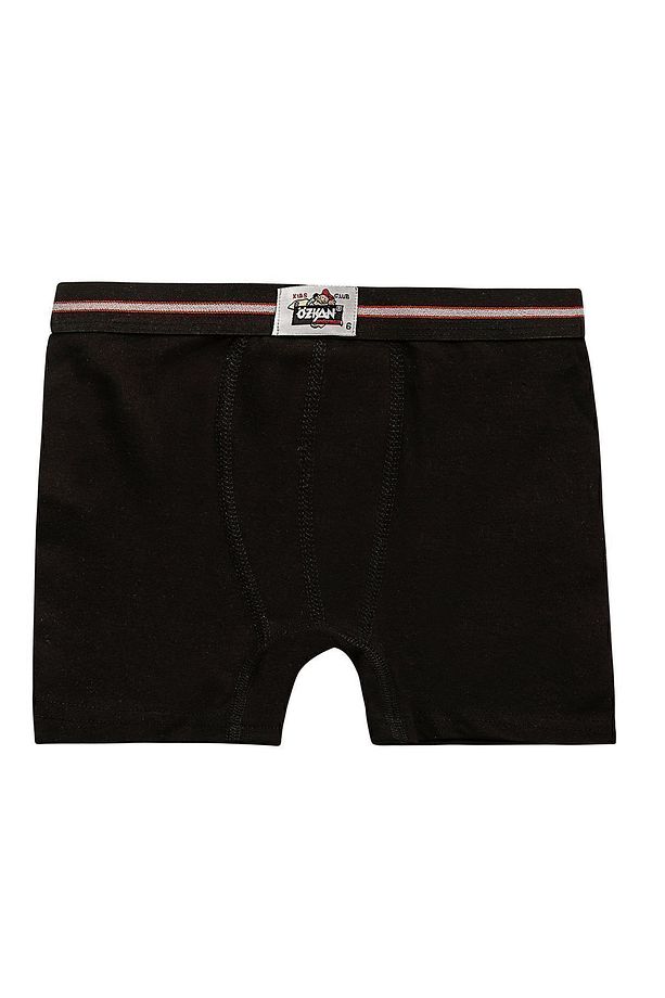 Özkan 0711 3'lü Paket Erkek Çocuk %100 Pamuklu Esnek Yumuşak Boxer Şort - 3
