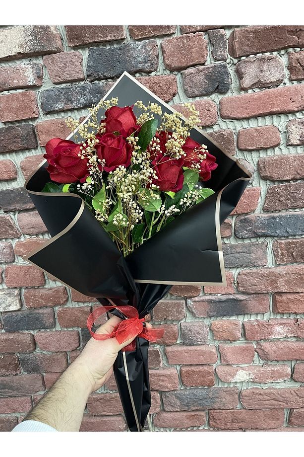 11 adet solmayan gül buketi - 1