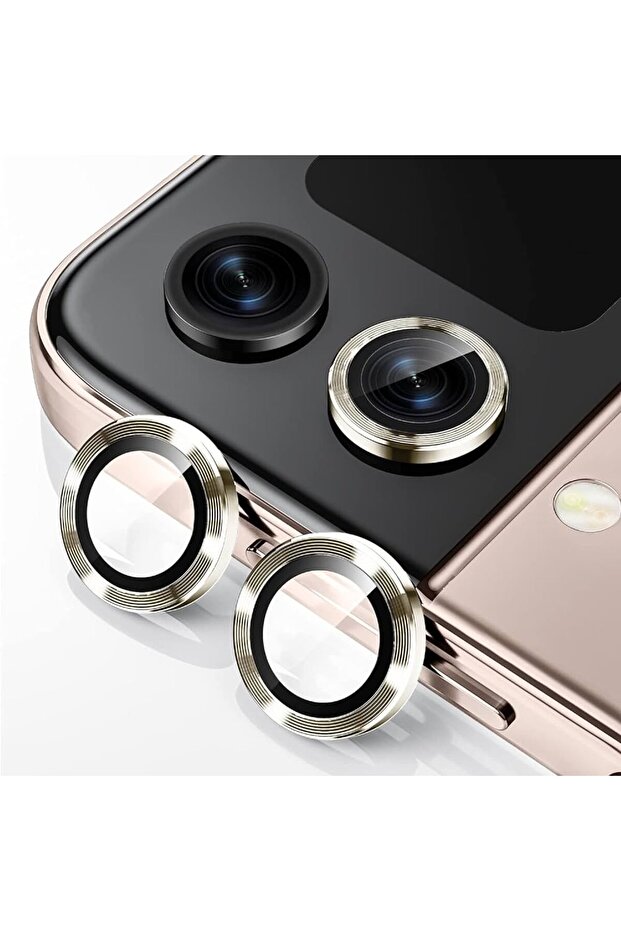Samsung Galaxy Z Flip 5 Compatible App Apparatus Colorful Camera Lens Protector Glass Camera Protection