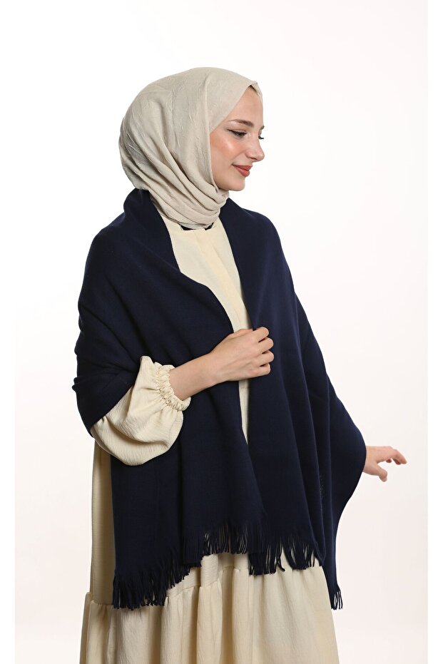 Sade Winter Double-Sided Shoulder Shawl