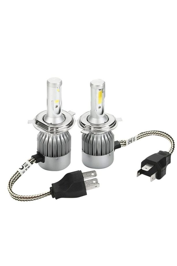 Yeni Model - Zenon H4 Led Araba Far Ampül Xenon Led Uzun Kısa 10800 Lümen Şimşek Etkili 6000k - 3