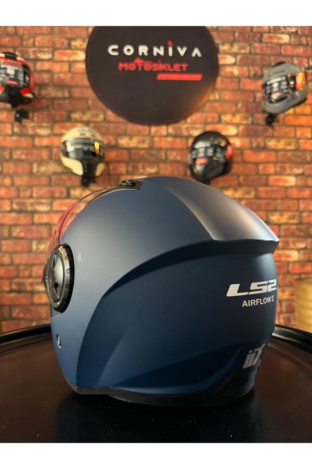 AIRFLOW 2 MAT NAVY MAVİ KASK - 6