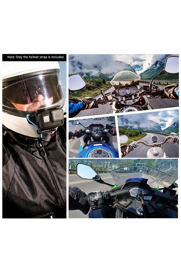 Kask Kamera Çene Tutucu Tüm Kameralar Ile Uyumlu Gp523 - 9