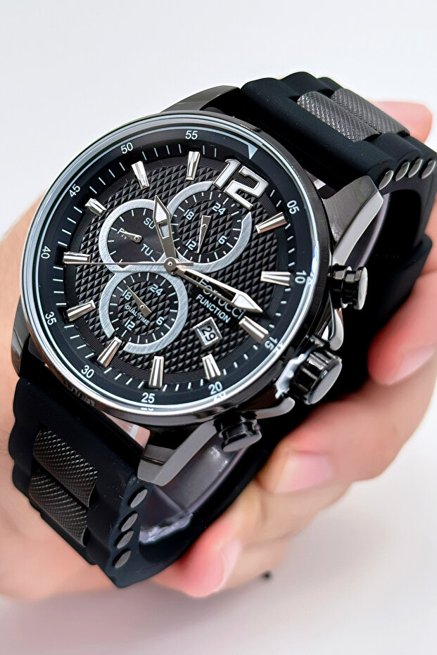 Function Silikkon Kordon Erkek Kol Saati - 1