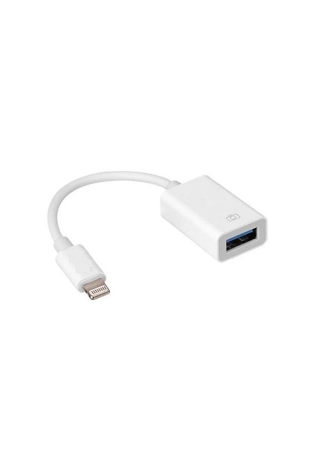İPHONE Apple LİGHTNİNG TO DİŞİ USB OTG KABLO İOS Kablo USB Dönüştürücü Adaptör - 1