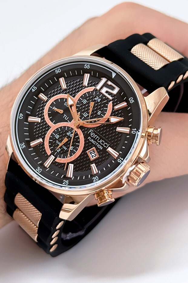 Function Silikkon Kordon Erkek Kol Saati - 5