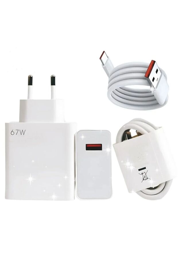 67 Watt Turbo Hızlı Şarj Makinesi Typc C Android Uyumlu - 1