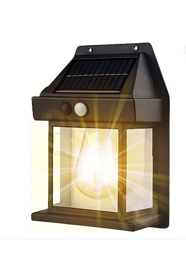 Güneş Enerjili Bahçe Led Ampul Hareket Sensörlü Bahçe Led Su Geçirmez 3 Mod'lu Solar Led - 1