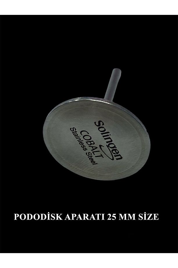 SOLİNGEN COBALT PODODİSK PASLANMAZ BAŞLIK 25MM ( FREZ TÖRPÜ MAKİNELERİ - TOPUK ZIMPARA İÇİN ) - 1