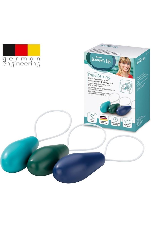 Pt 20 Pelvistrong for Women Renewal and Care of Pelvic Floor Muscles, Set of 3 Cones,