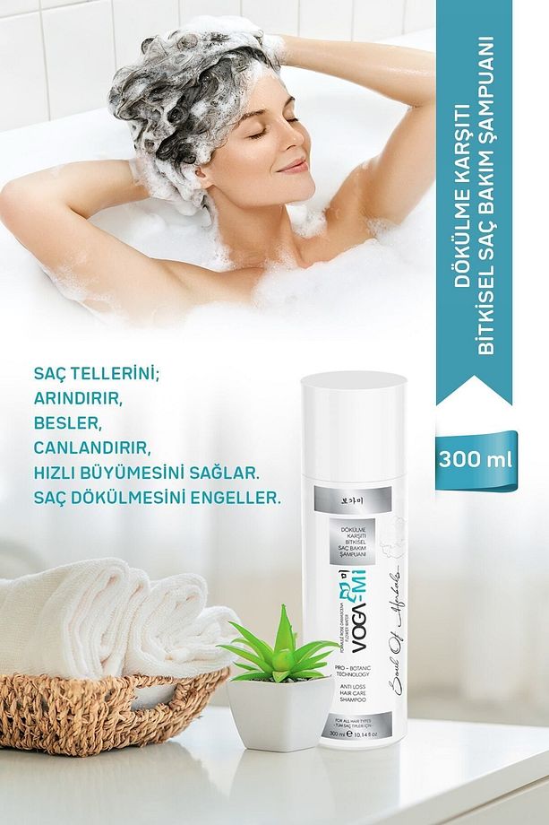 Saç Dökülme Önleyici Bitkisel Şampuan , Saç Bakım Şampuanı 300 ml - 5