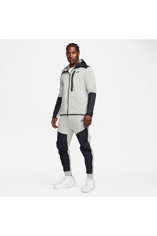 Tech Fleece Overlay Erkek Gri Eşofman Altı - 1