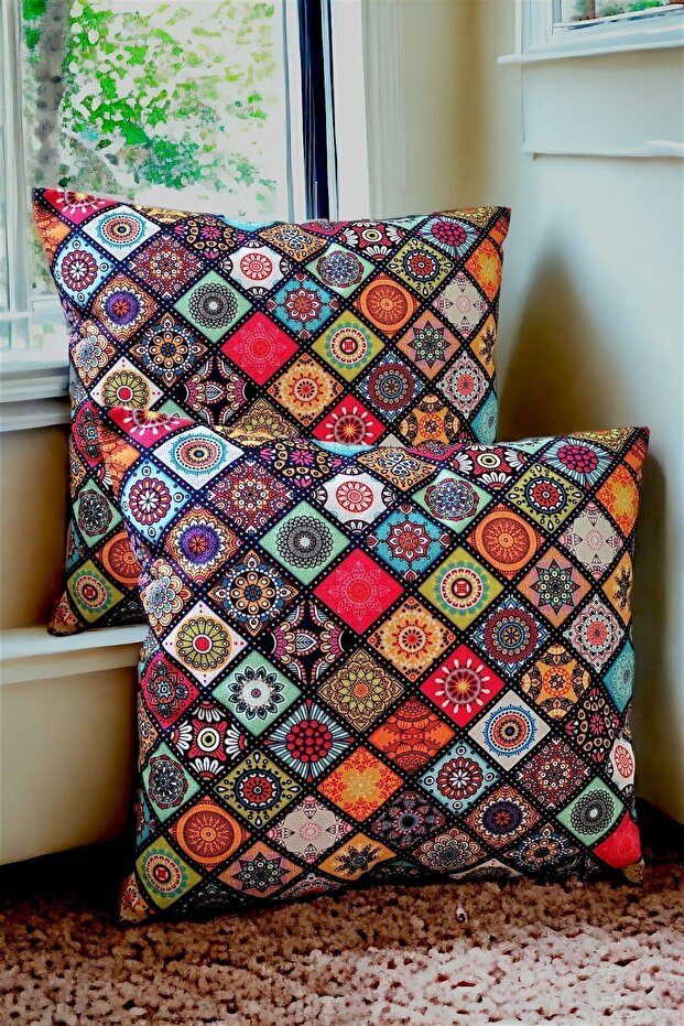 Throw Pillow Cover Special Design Set of 2 Soft Textured Throw Pillow Gift Throw Pillow