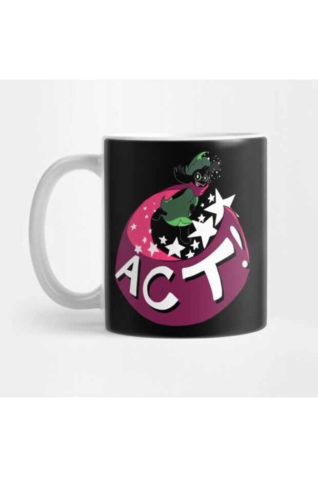 Ralsei Deltarune Mug - Don'T Fight, Just Act! Gift, Dowry, Presentation Holder