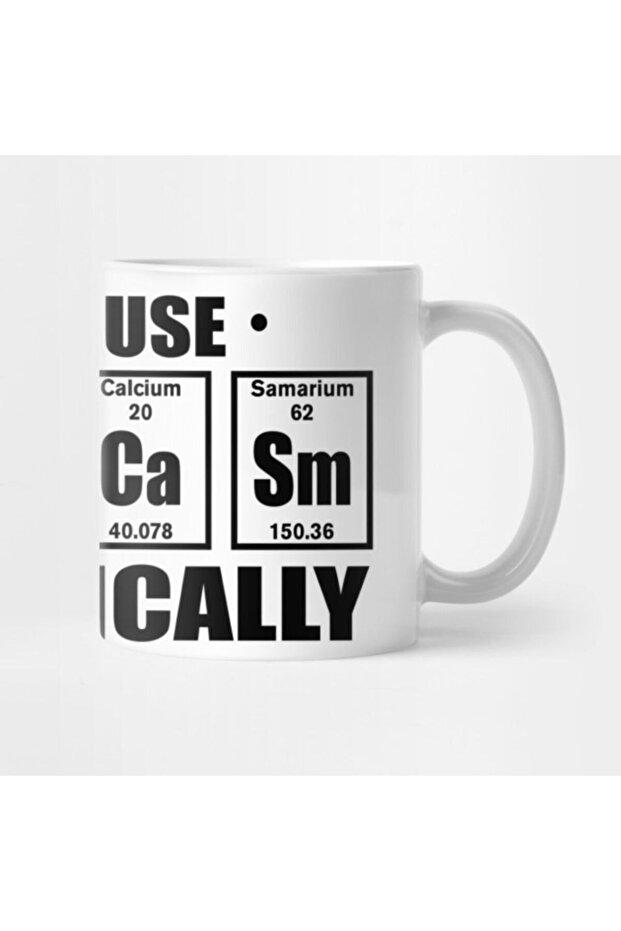 I Only Use Sarcasm Periodically,funny Chemistry Science Periodic Table Element Weird Science J Mug - 2